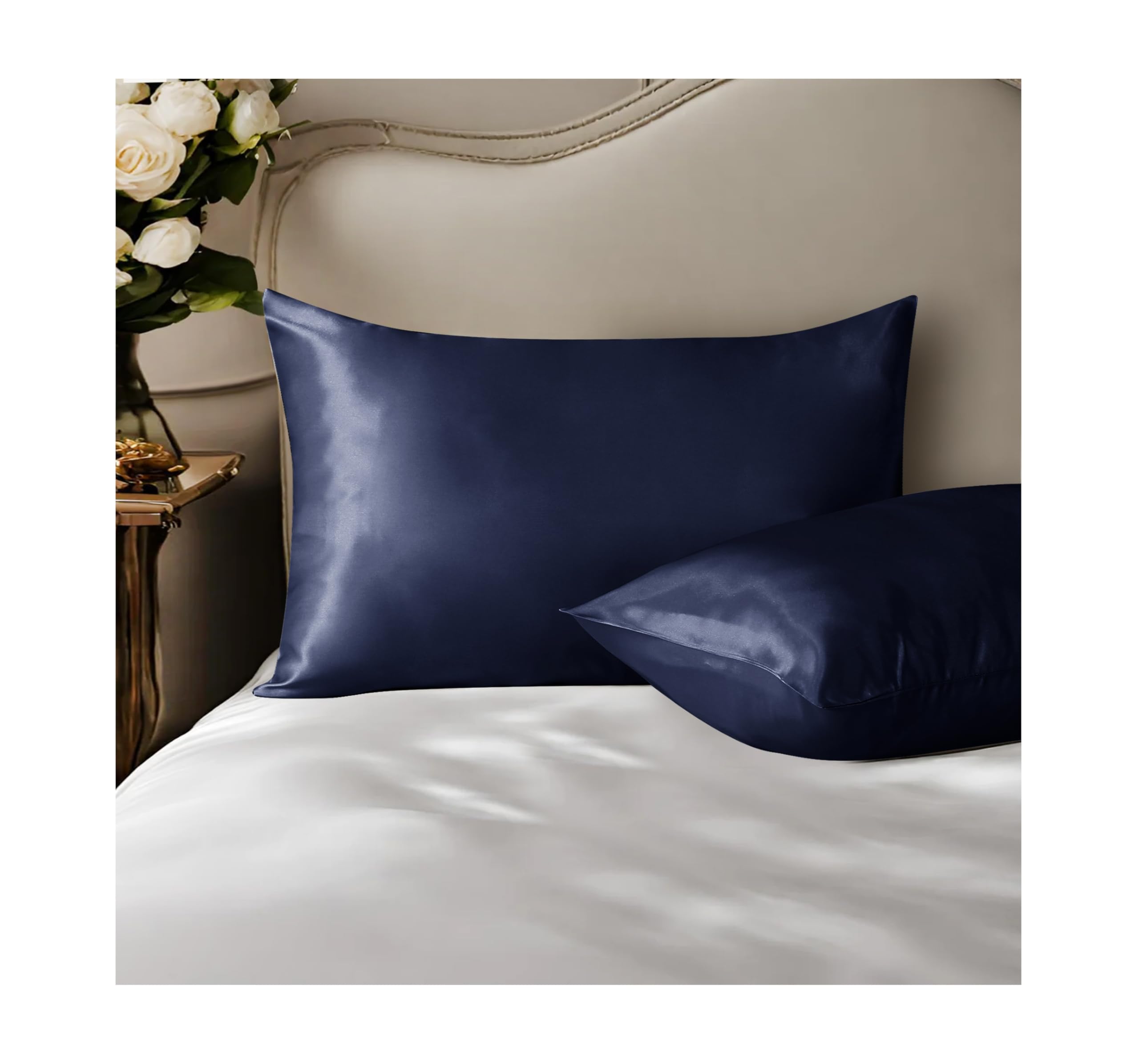 Luxury Satin Pillowcases – Set of 2