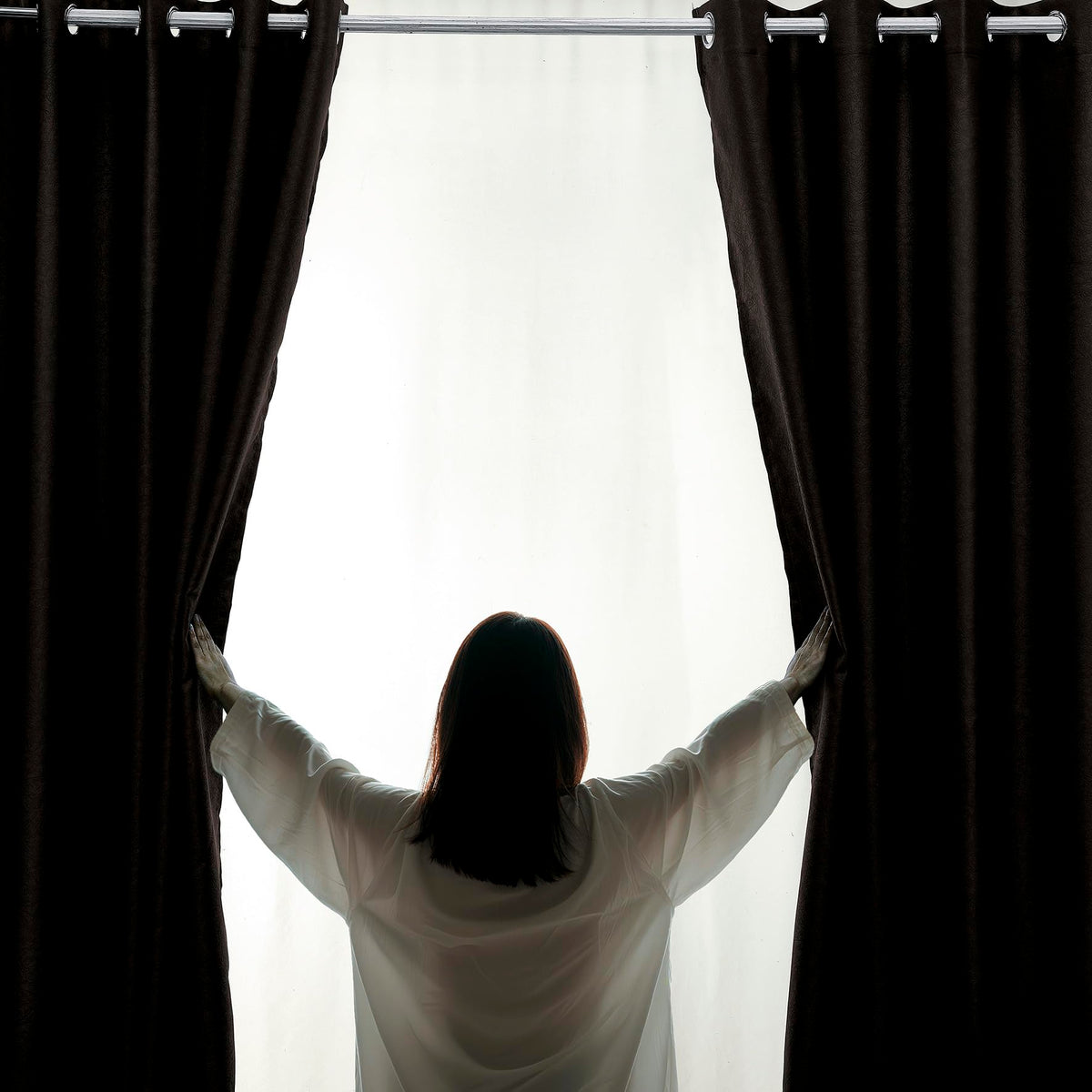 Luxury Embossed Leaf Jacquard Blackout Curtains