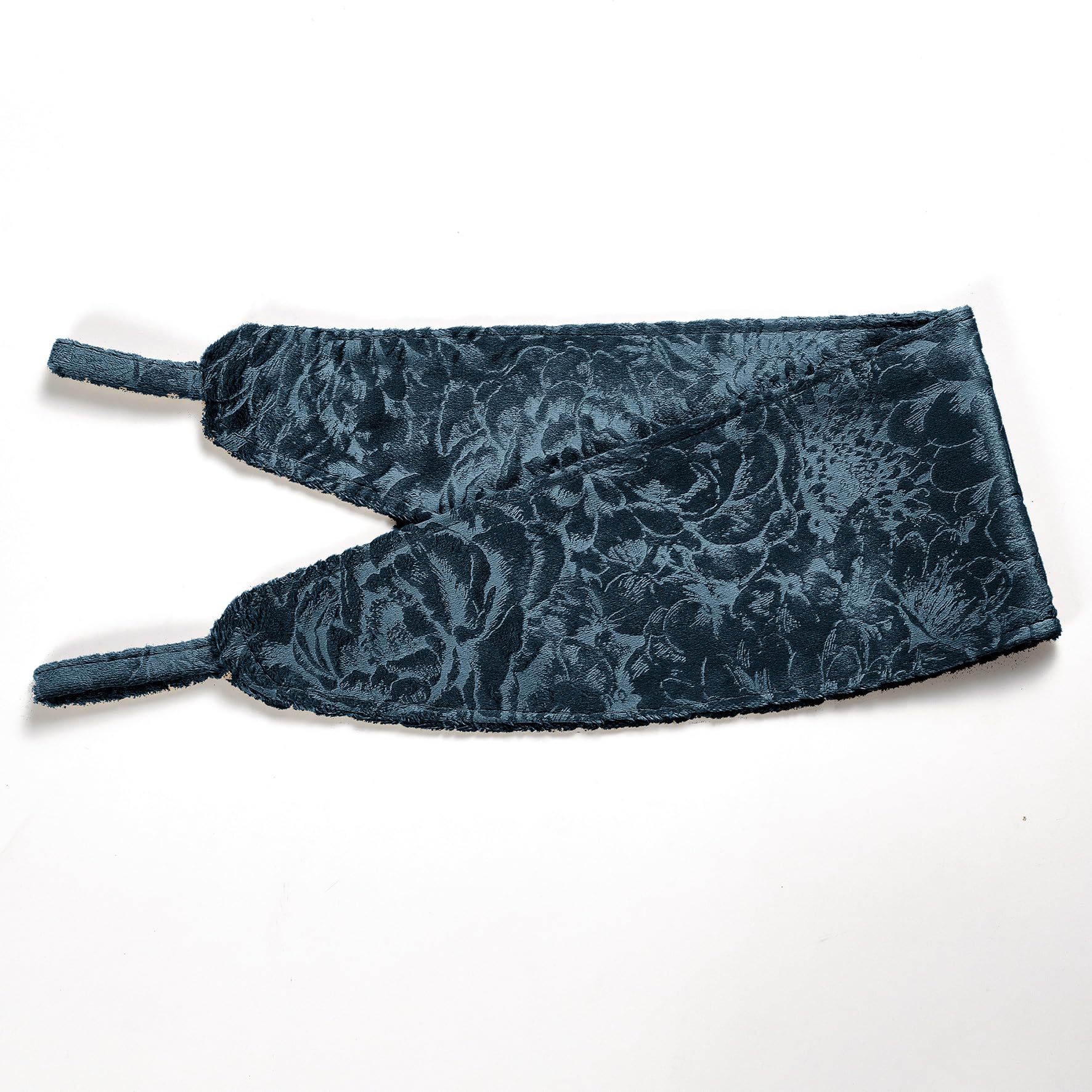 Luxury Floral Jacquard Velvet Curtains – Pair