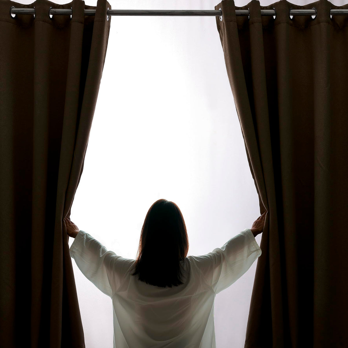 Luxury Embossed Leaf Jacquard Blackout Curtains