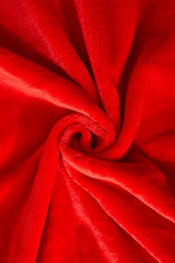 OpulentDreams Mink Fleece Blanket Throw for Beds, Sofas, and Travel - Soft, Warm and Fluffy Comfort (Red, King (200 x 240 cm)) - Opulent Dreams