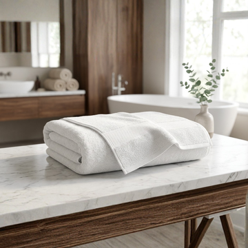 Living Luxury Egyptian Cotton Towel Set – White