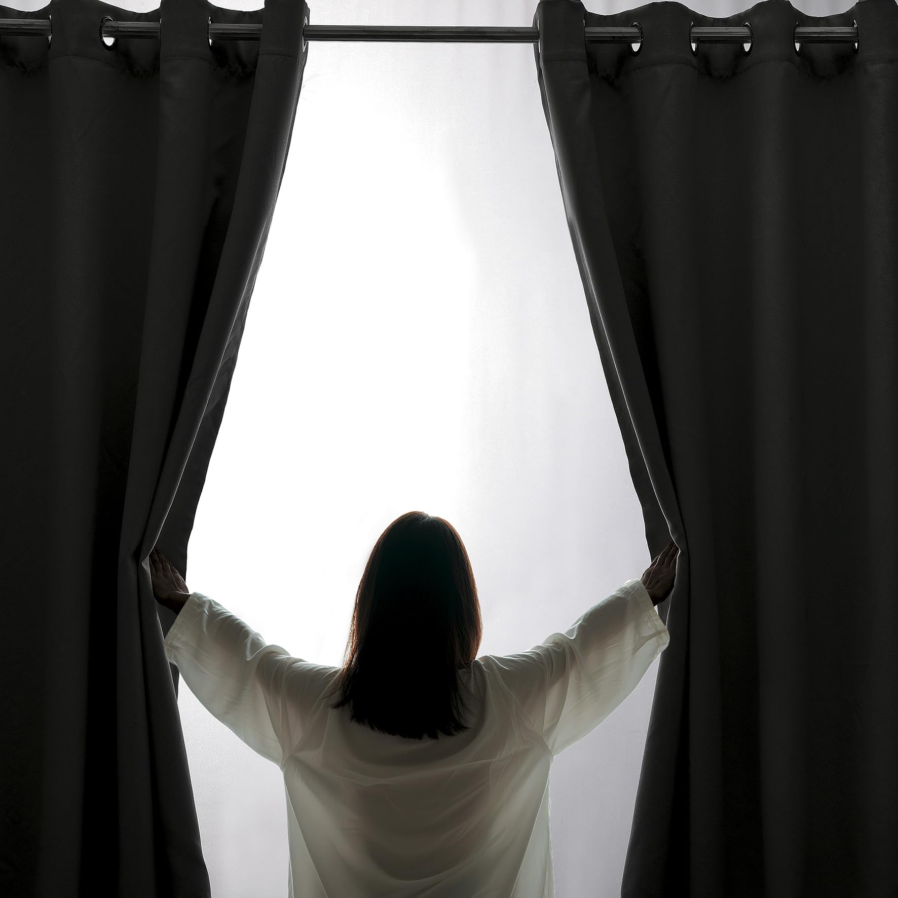 Luxury Embossed Leaf Jacquard Blackout Curtains