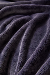 OpulentDreams Mink Fleece Blanket Throw for Beds, Sofas, and Travel - Soft, Warm and Fluffy Comfort (Grey, King (200 x 240 cm)) - Opulent Dreams