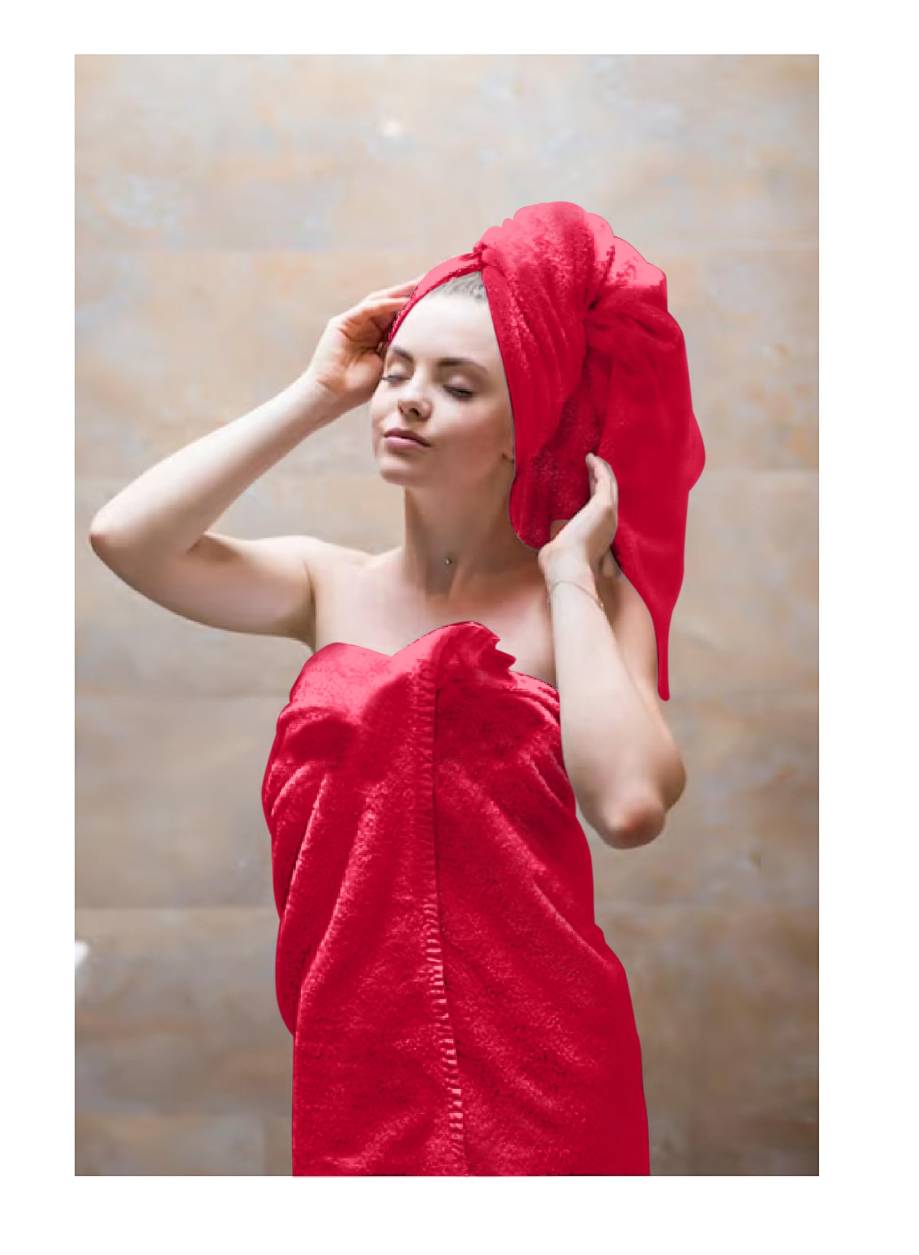 Opulent Dreams 100% Egyptian Cotton Towel Sets – Soft, Absorbent, Quick-Dry – Includes Bath Sheets, Bath Towels, Hand Towels – Luxuriously Easy to Wash - Opulent Dreams