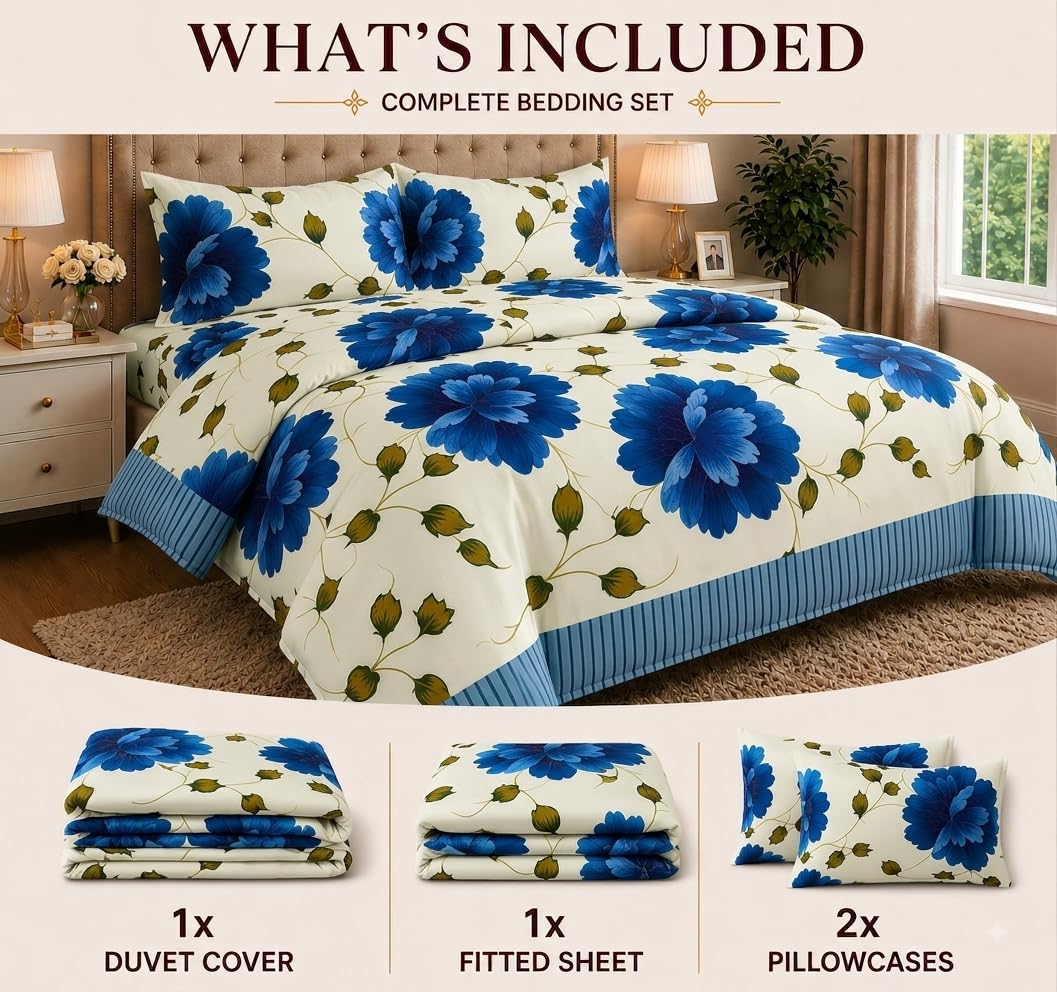 Living Premium Complete Bedding Set – 4pc