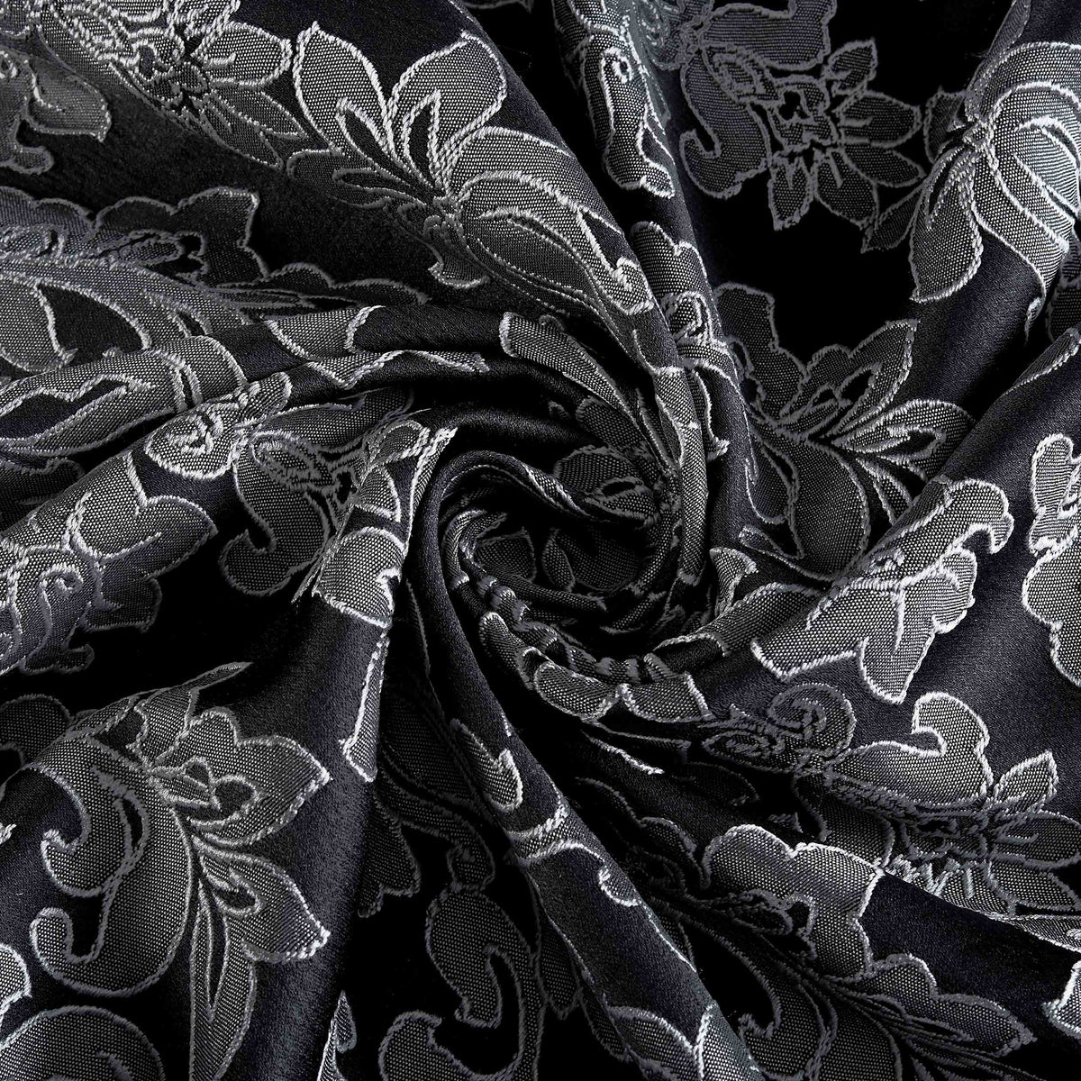 Diana Luxury Floral Blackout Curtains
