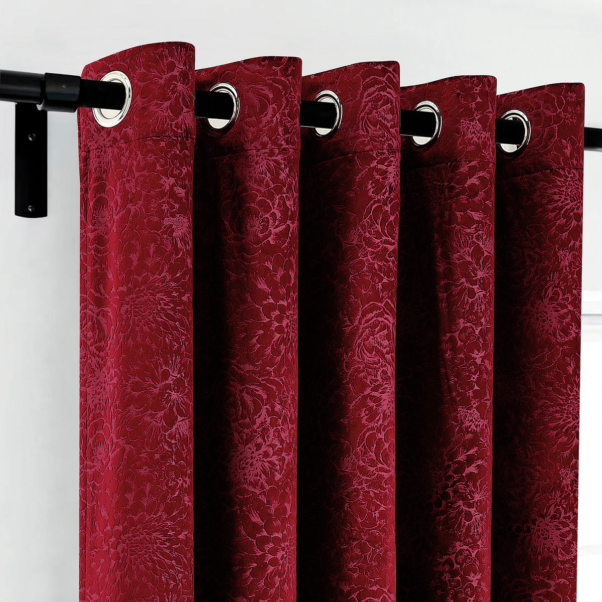 Daisy Luxury Textured Blackout Curtains