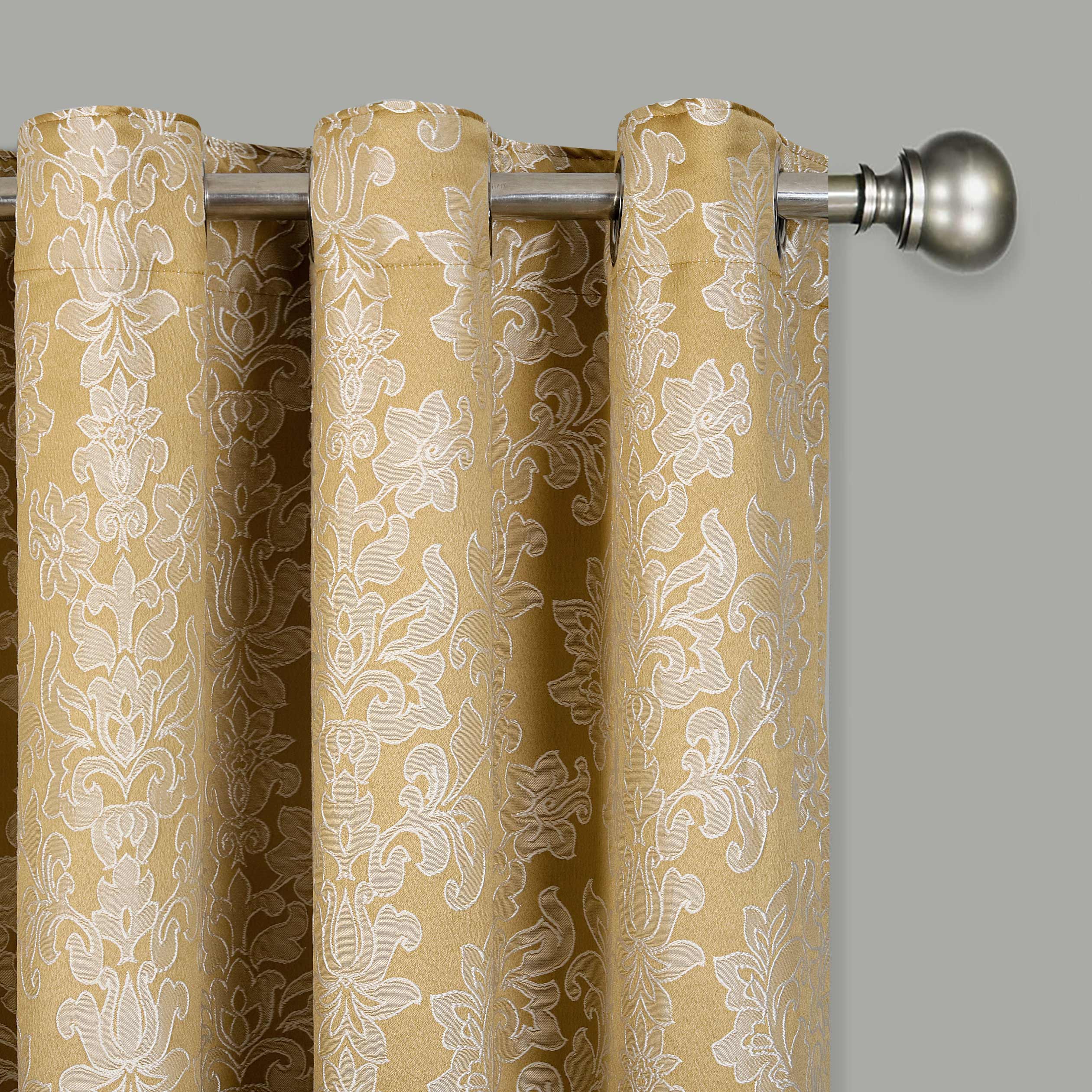 Diana Luxury Floral Blackout Curtains