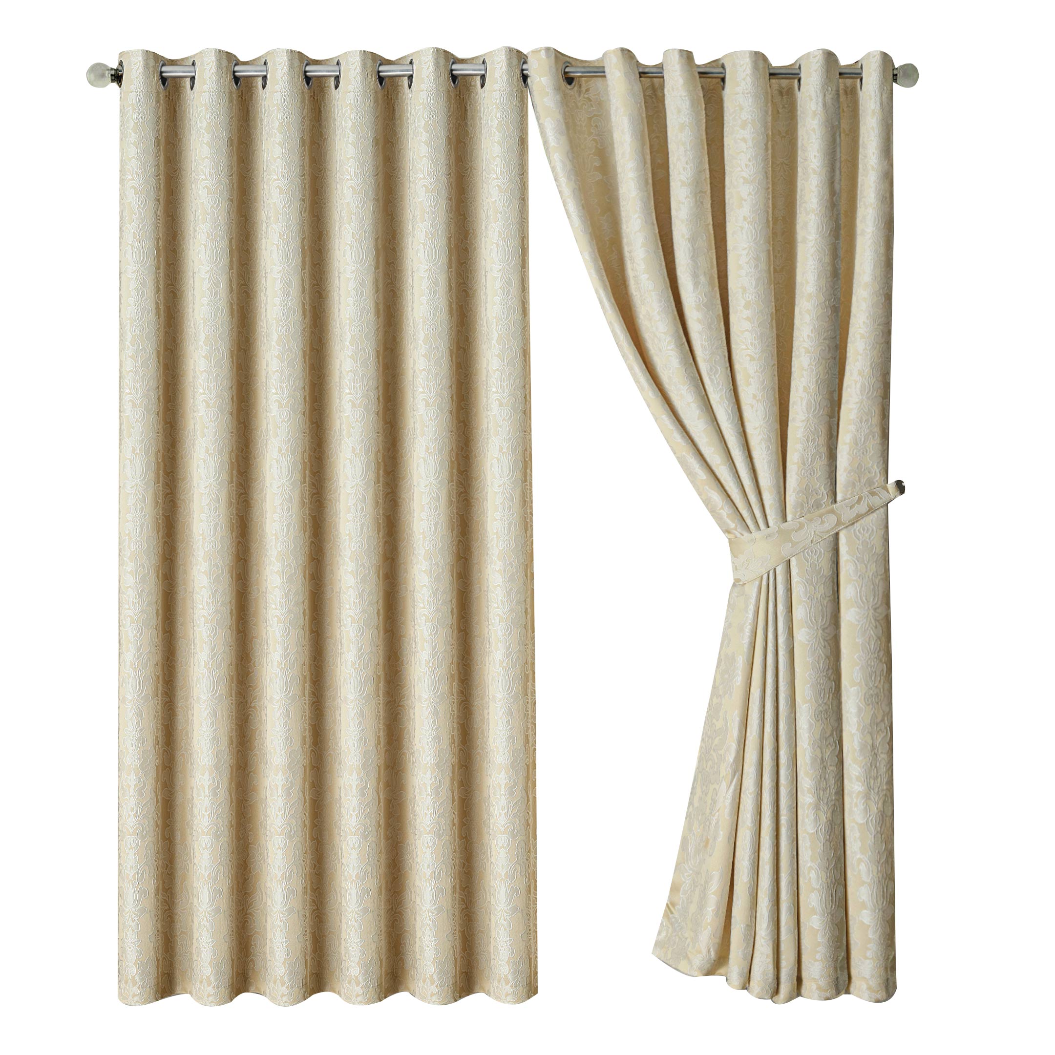 Diana Luxury Floral Blackout Curtains