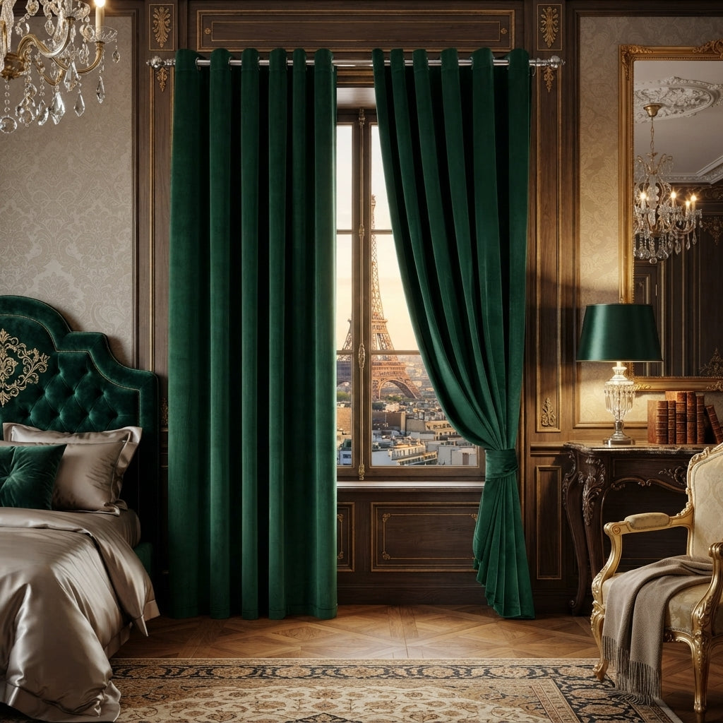 Plush Velvet Luxury Blackout Curtains