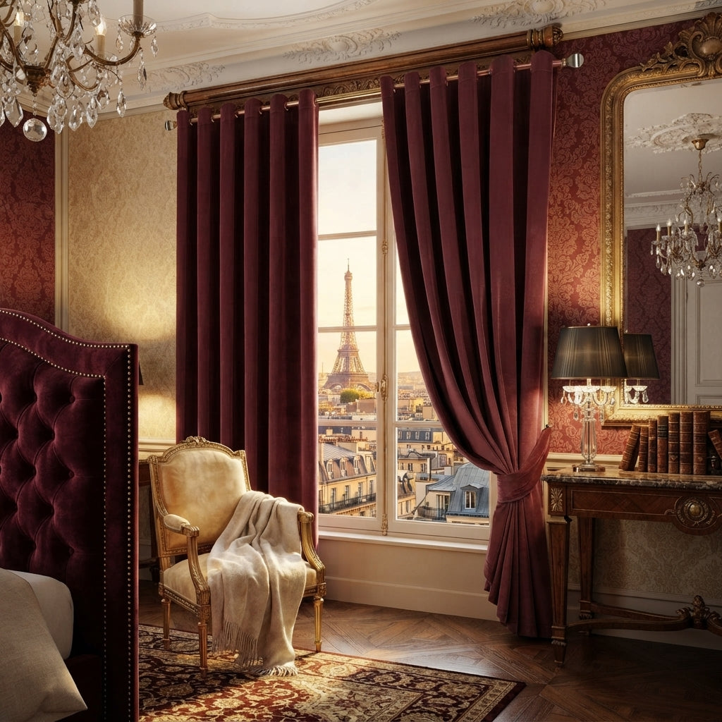 Plush Velvet Luxury Blackout Curtains