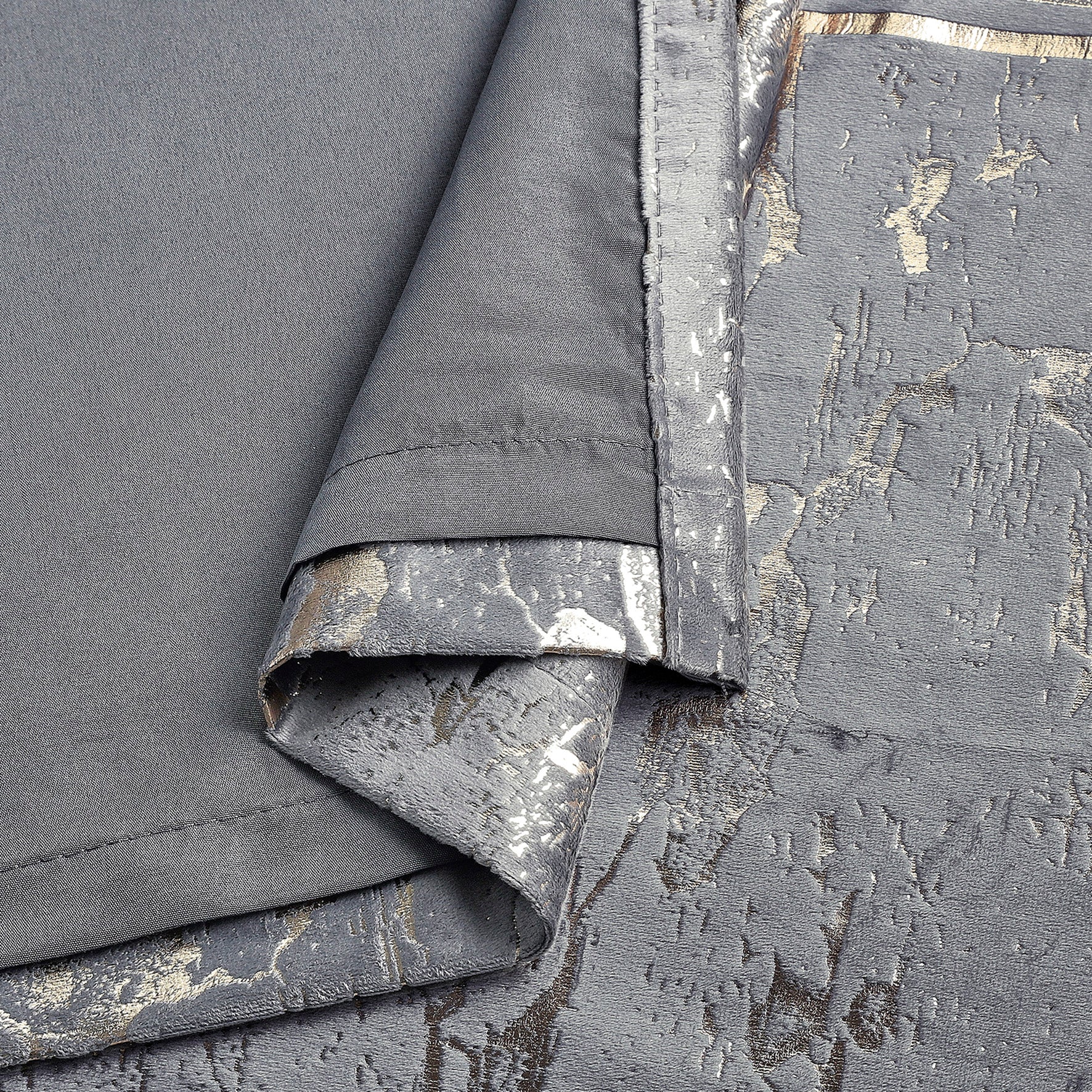 Greek Key Luxury Textured Blackout Curtains