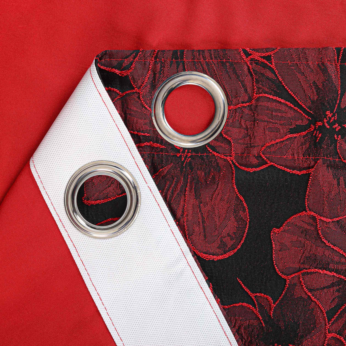 Diana Luxury Floral Blackout Curtains