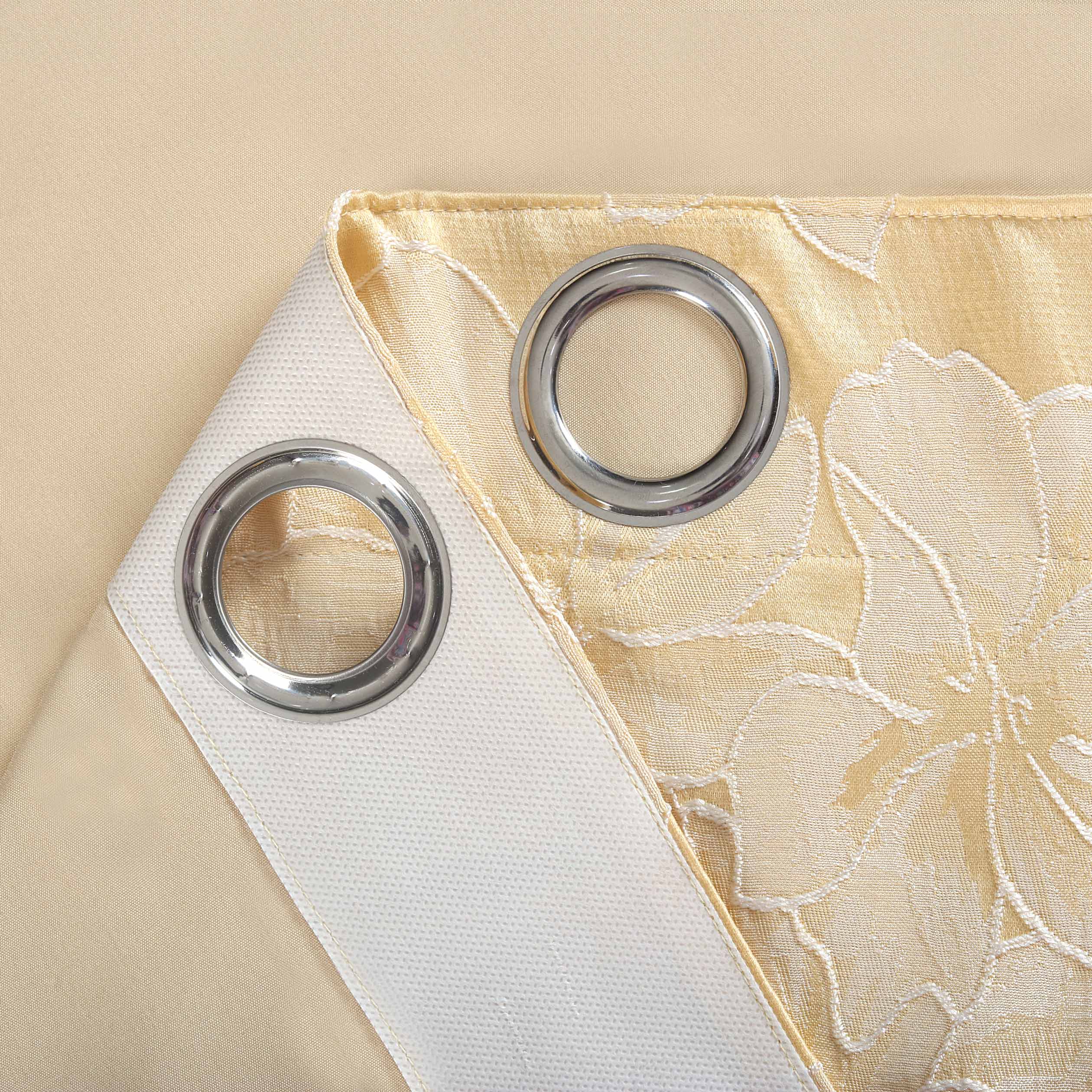 Diana Luxury Floral Blackout Curtains