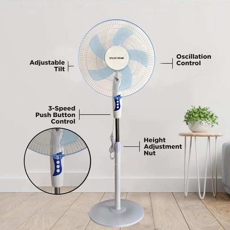 Premium 16-Inch Pedestal Fan – High Velocity