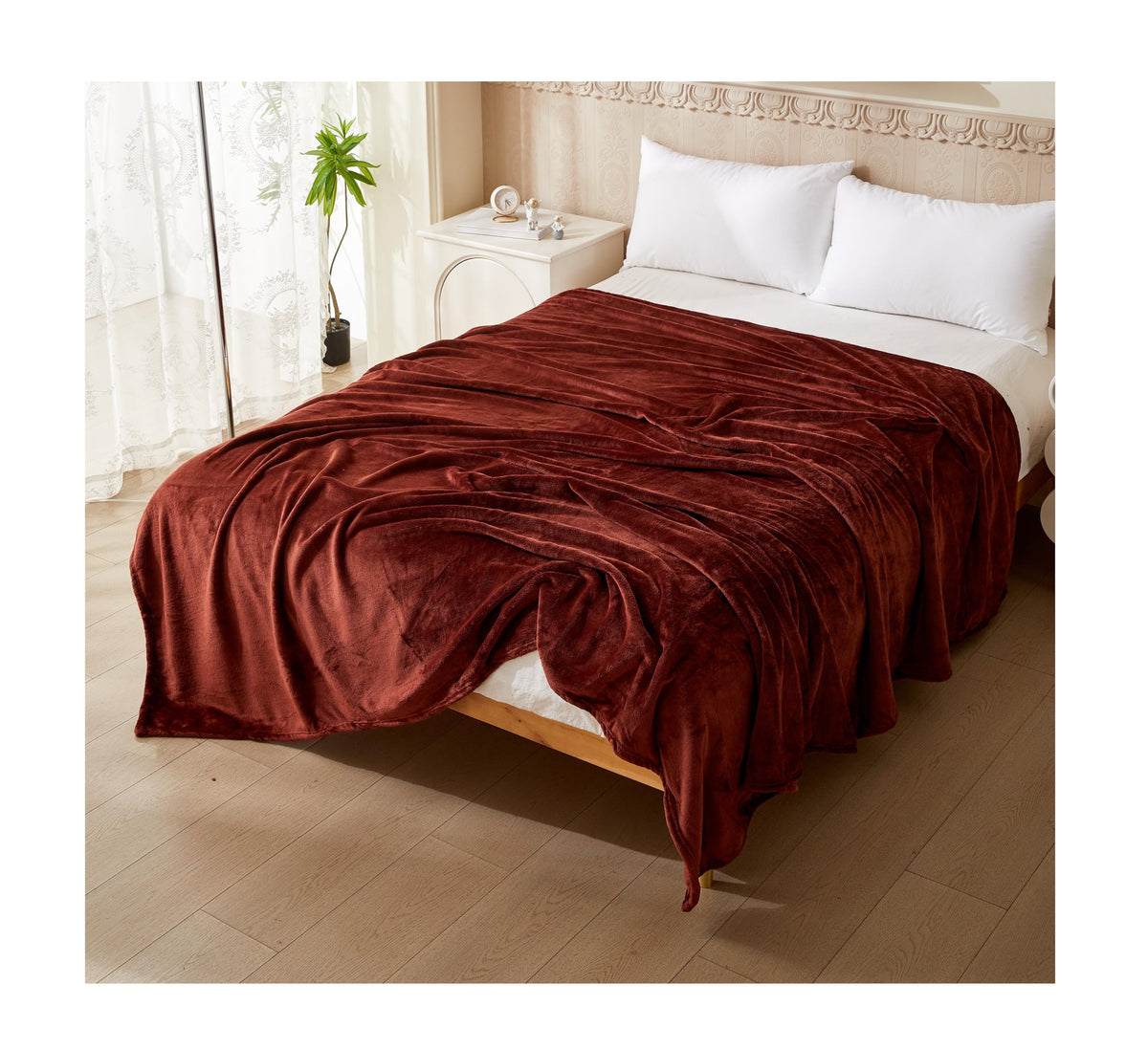 Luxury Mink Fleece Throw Blanket – Soft & Cosy