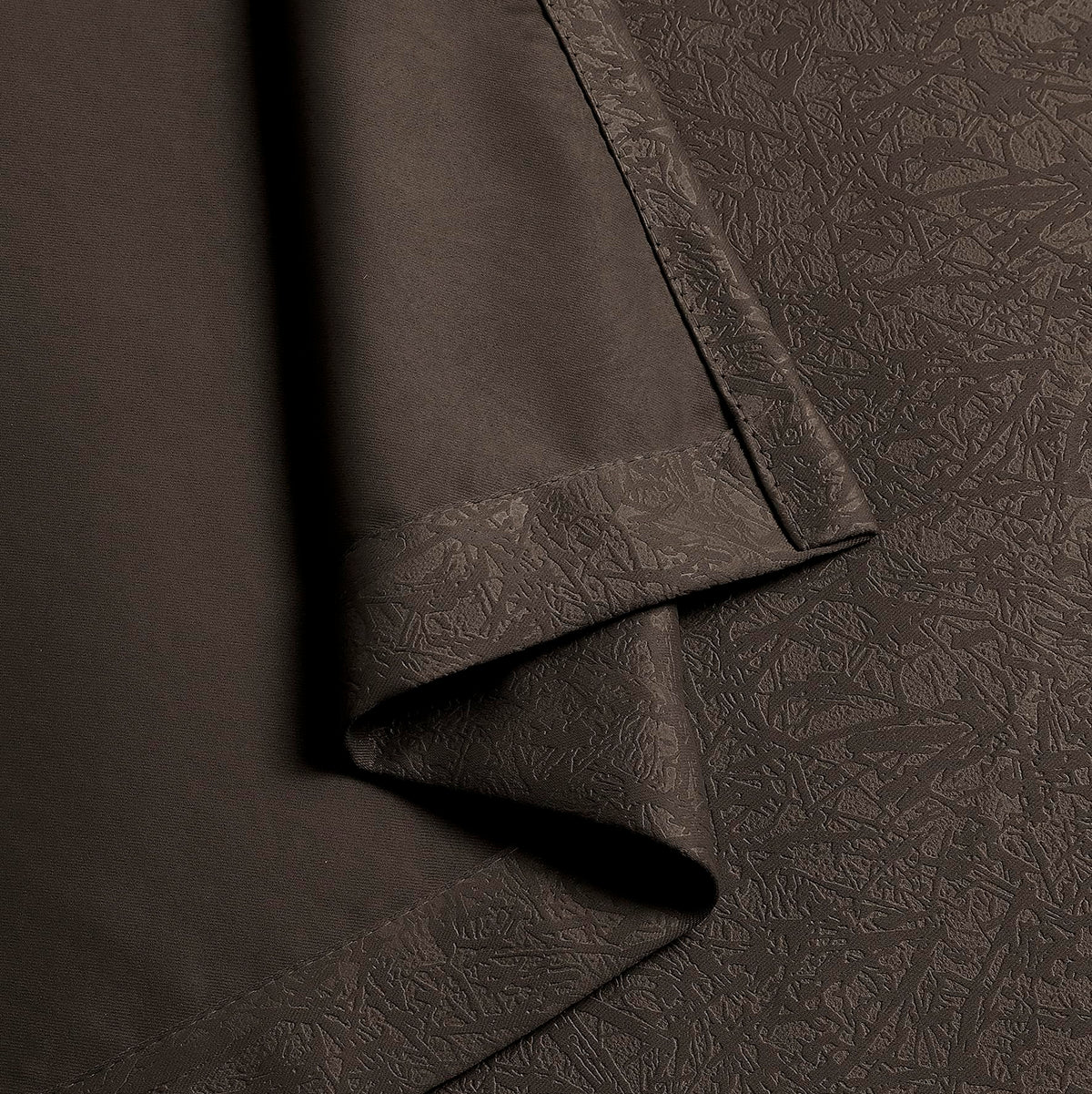 Luxury Embossed Leaf Jacquard Blackout Curtains