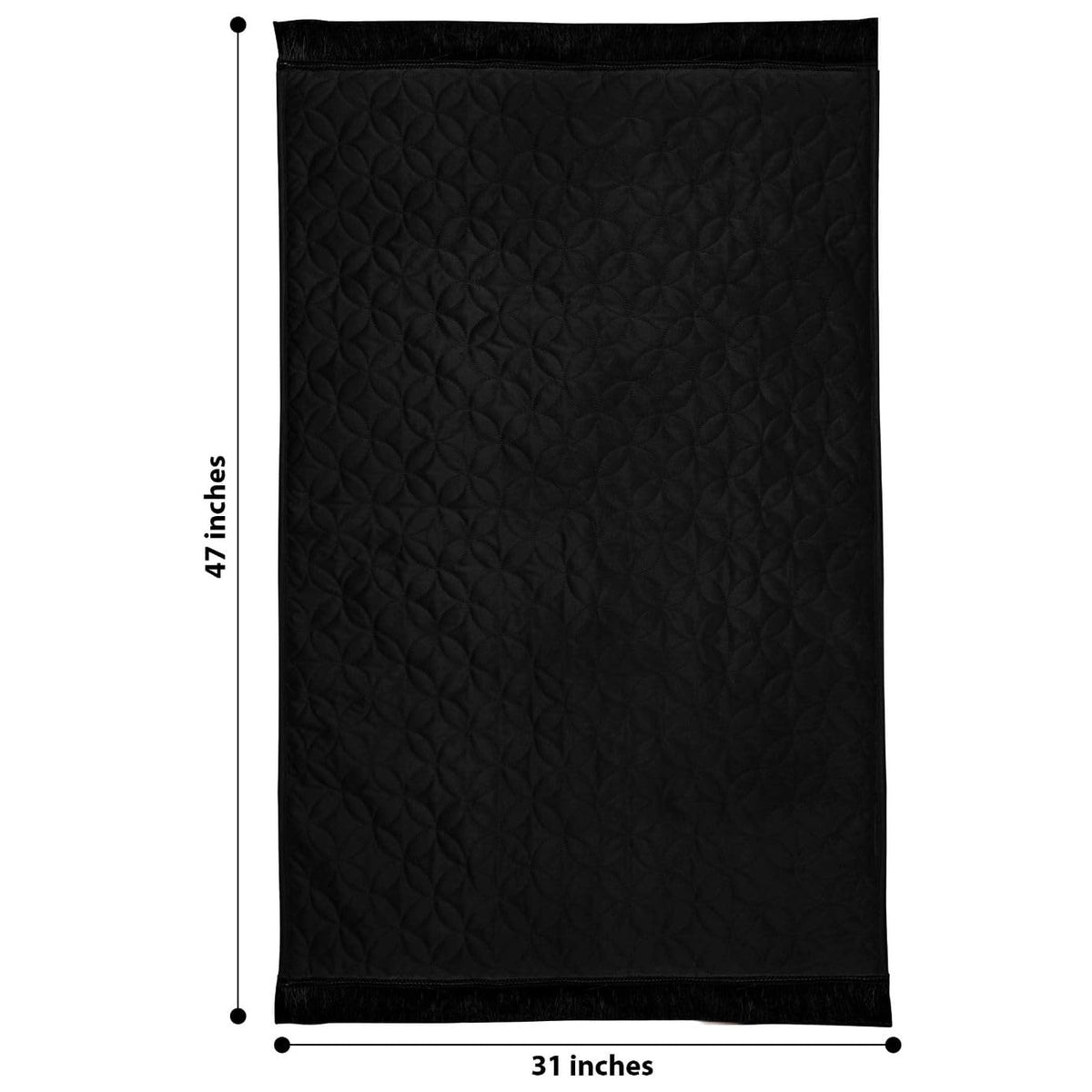 Luxury Crushed Velvet Prayer Rug