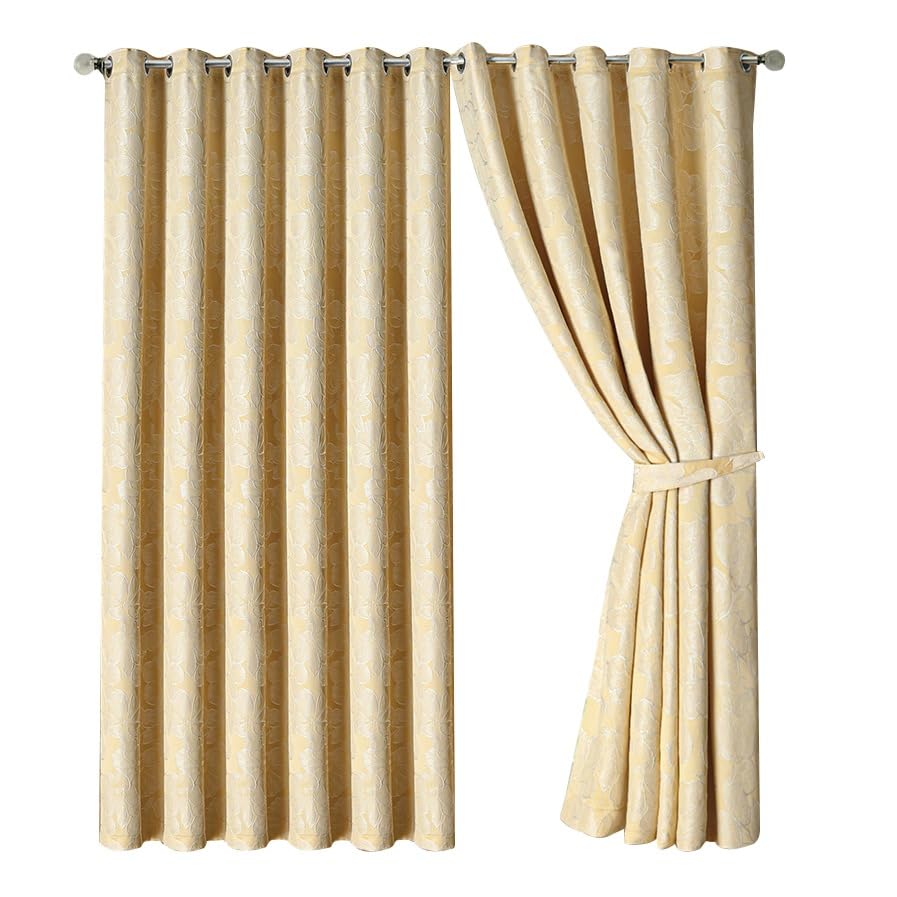 Luxury Jacquard Curtains – Fully Lined Pair
