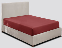 25cm Deep Fitted Sheet Beige  – Soft Brushed Microfibre, Easy Care