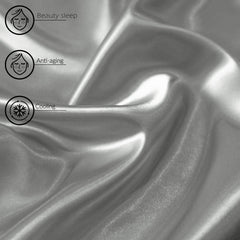 Satin Pillowcases Beige – 2 Pack for Hair & Skin, Envelope Closure