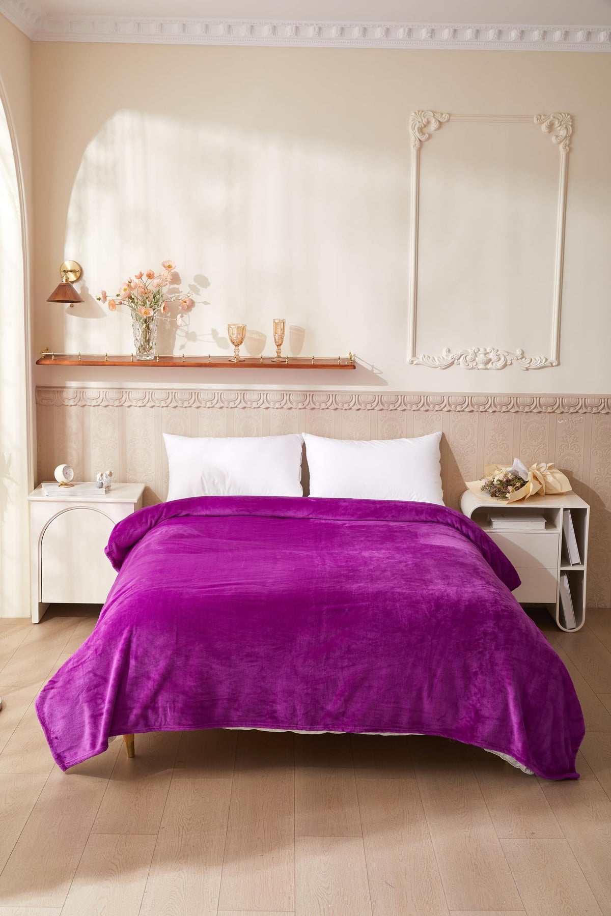 Luxury Mink Fleece Throw Blanket – Soft & Cosy
