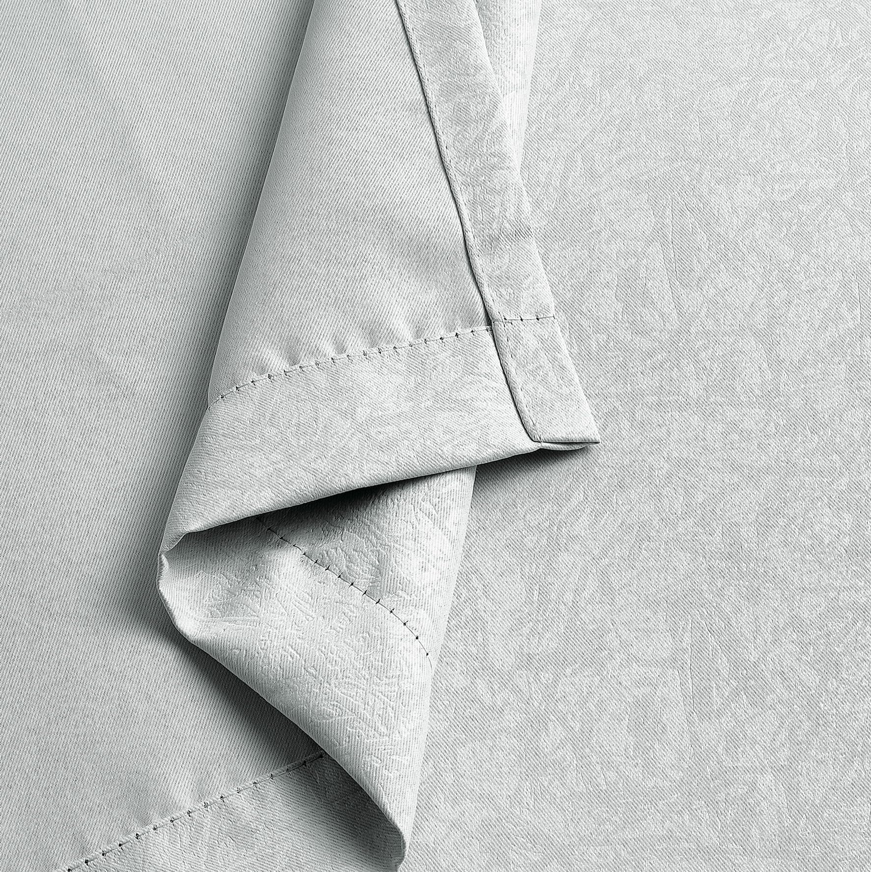 Luxury Embossed Leaf Jacquard Blackout Curtains