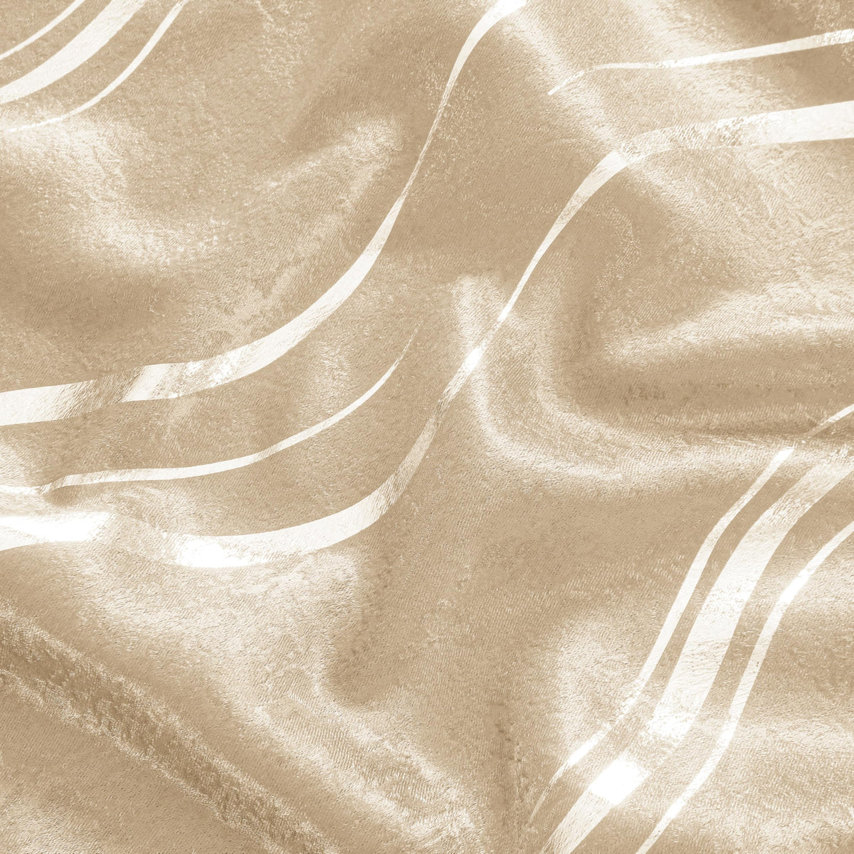 Premium Silver Wave Room Darkening Curtains – Pair