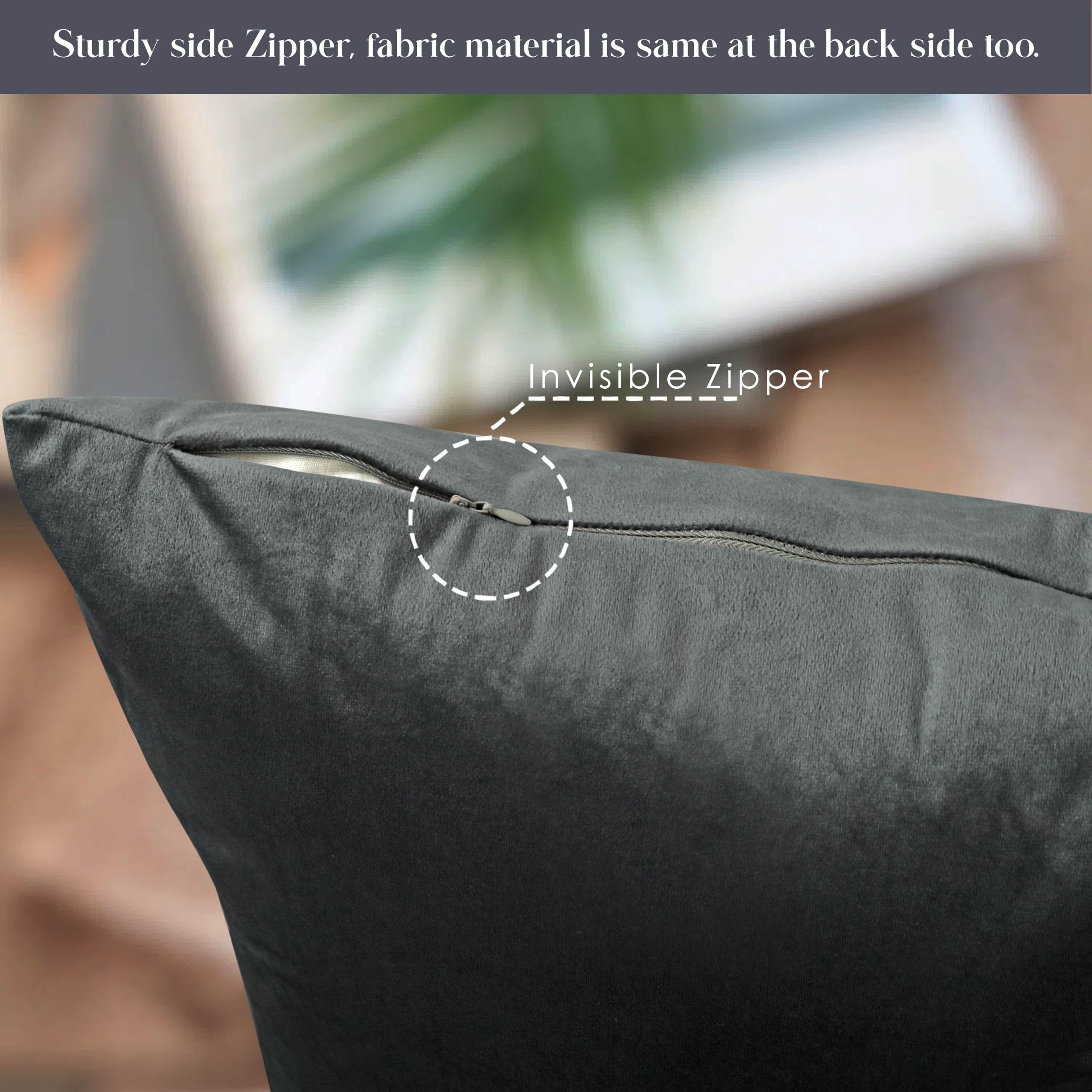 Premium Velvet Cushion Covers – 45x45cm, Set of 2