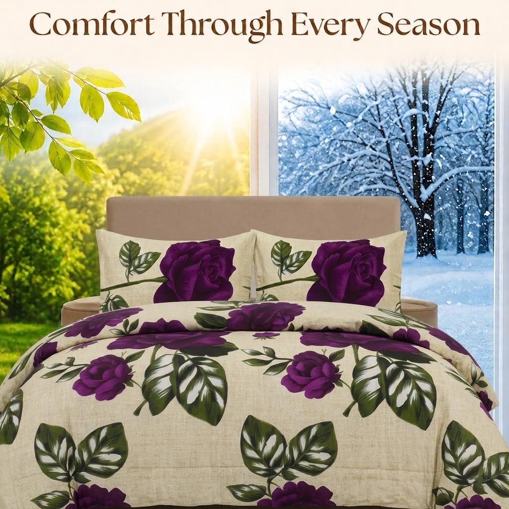 Living Luxury Floral Duvet & Bedding Set