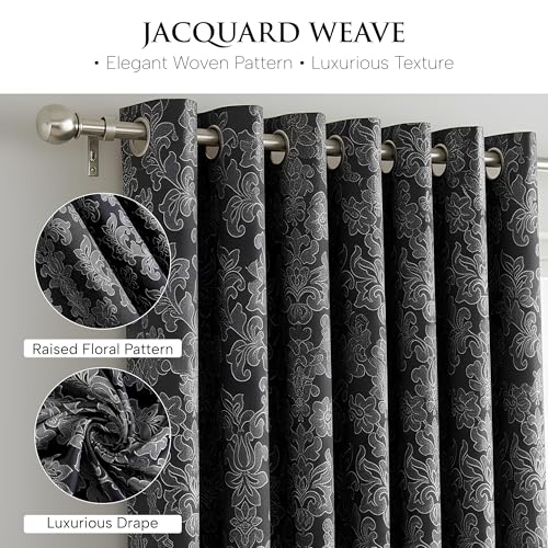 Luxury Jacquard Curtains – Fully Lined Pair
