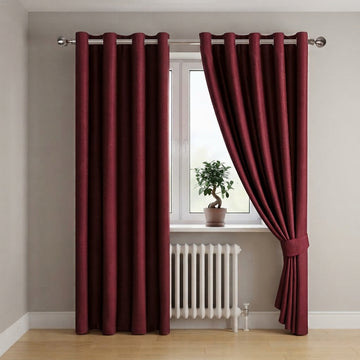 Embossed Luxury Textured Blackout Curtains