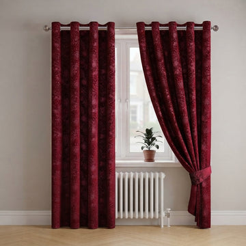 Daisy Luxury Textured Blackout Curtains