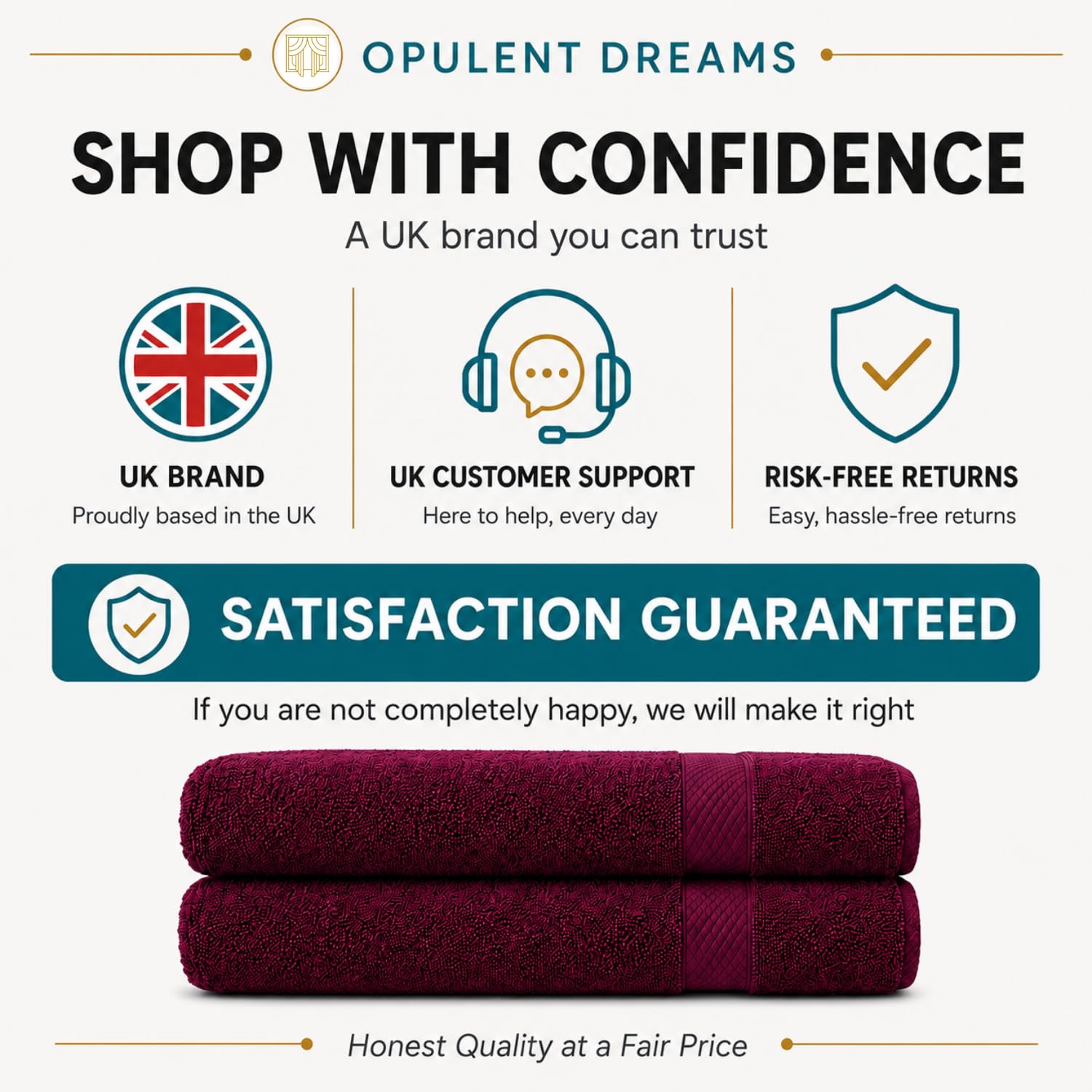 Luxury 100% Egyptian Cotton Towel Set – Beige, Super Soft & Quick-Dry