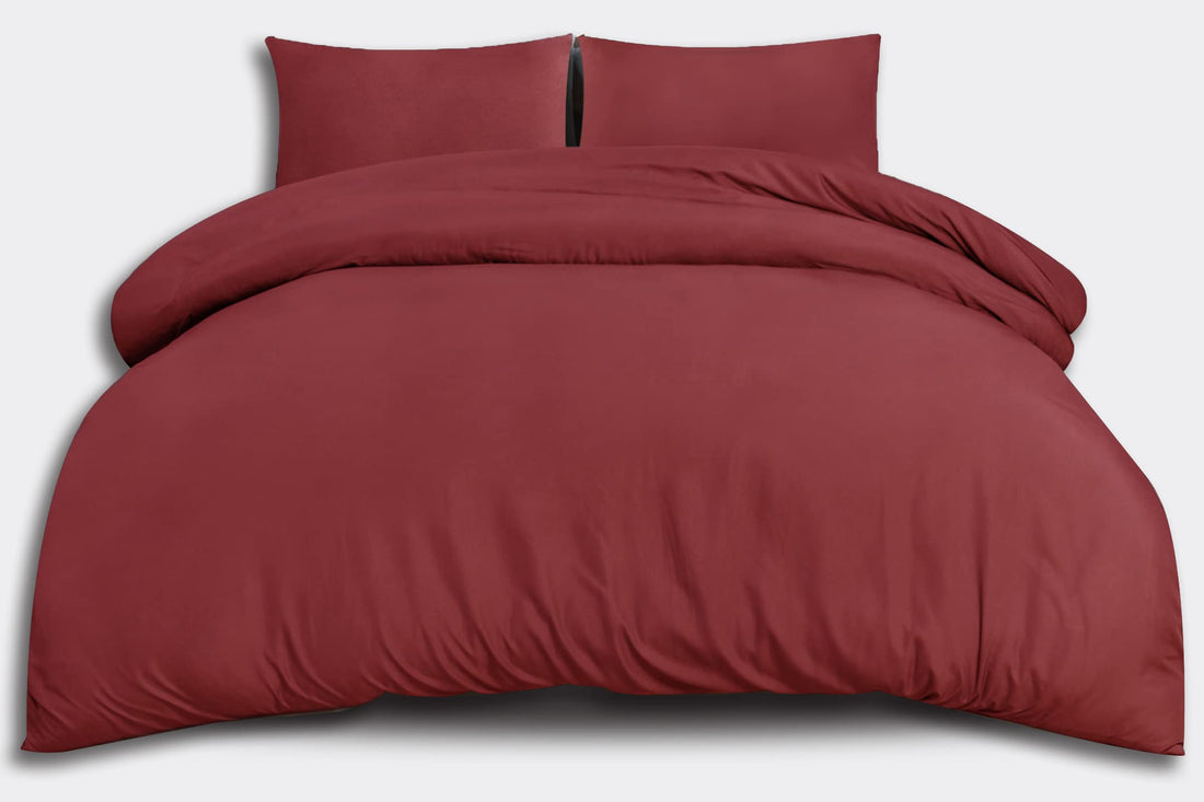 Premium Plain Microfiber Duvet Set – 3pc