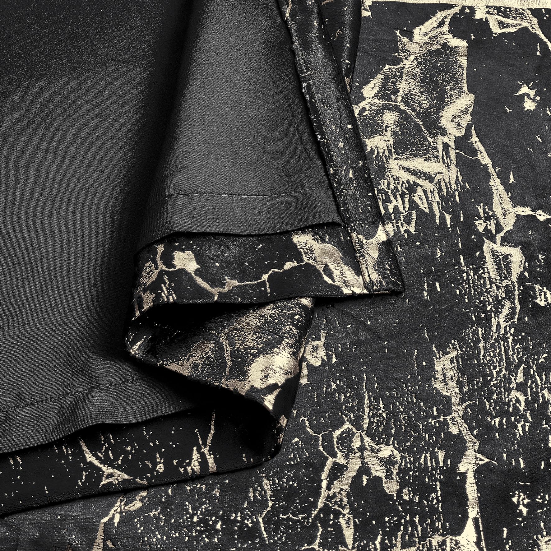 Luxury Greek Key Velvet Curtains – Pair