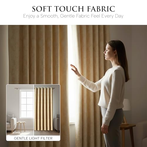 Jacquard Curtains – Fully Lined Ring Top with Tie Backs