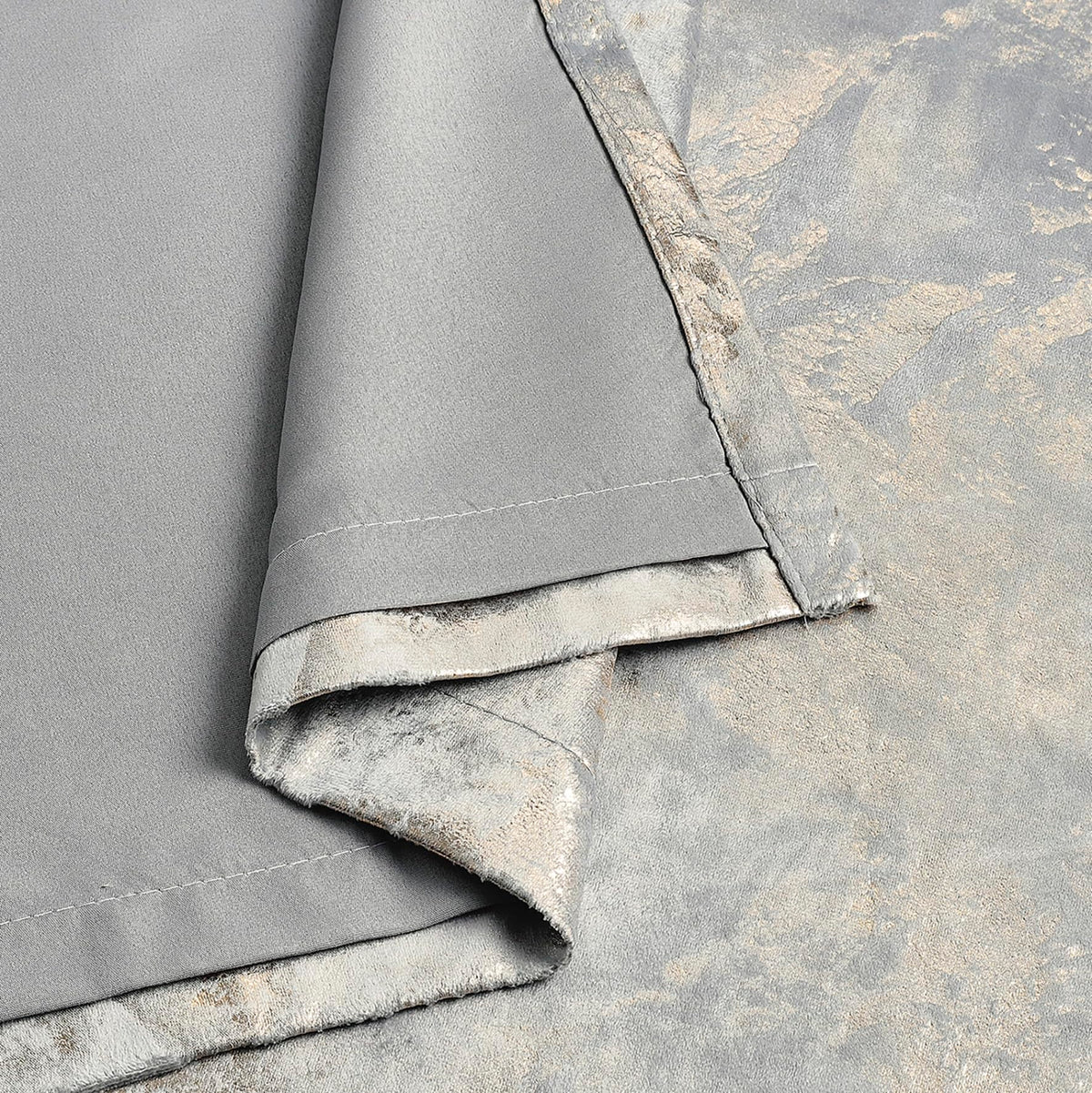 Luxury Metallic Marble Velvet Curtains – Pair