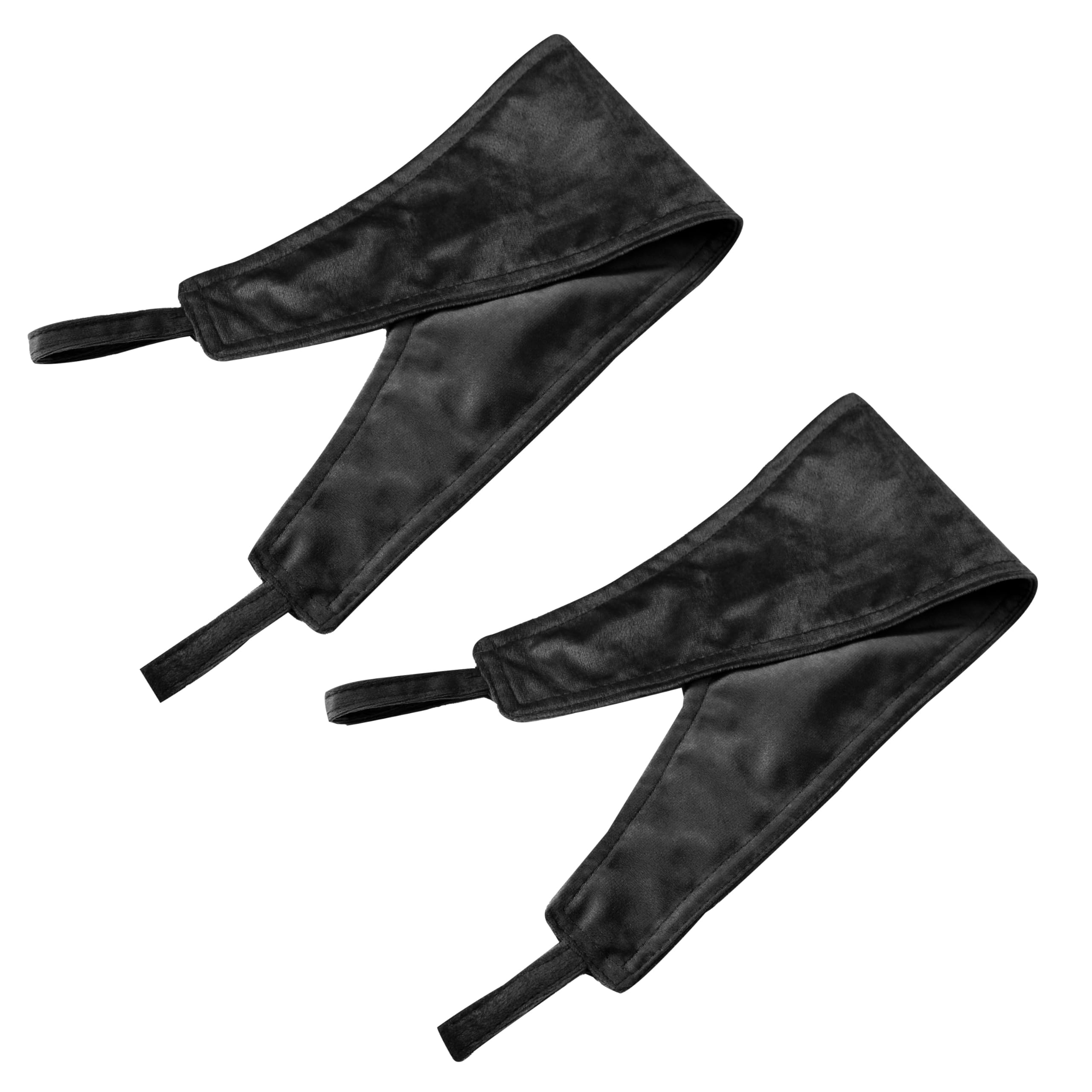 Opulent Dreams Crushed Velvet Curtains - Fully Lined & Room Darkening - Eyelet Ring Top for Bedroom & Living Room - Includes Two Tie Backs - Pair of Panels