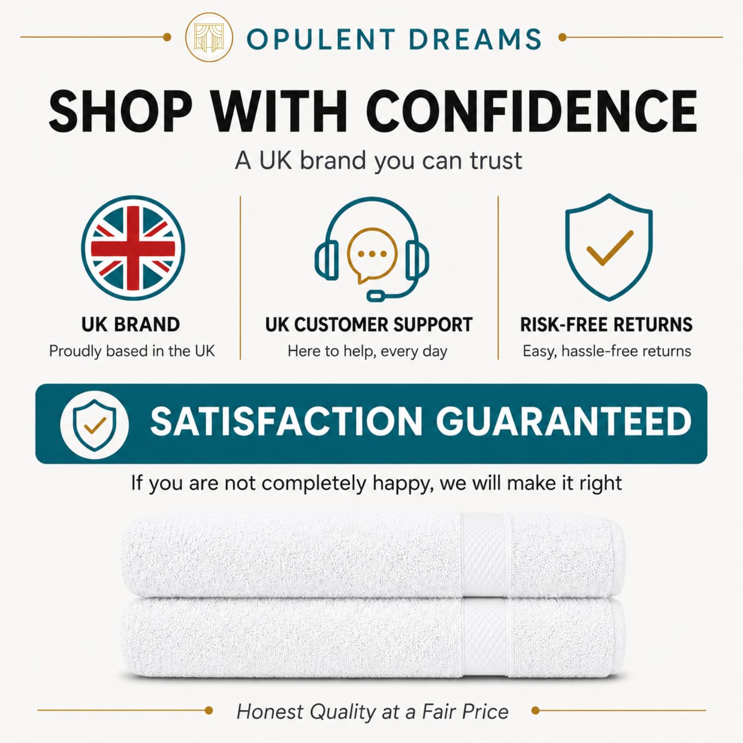 Luxury 100% Egyptian Cotton Towel Set – Beige, Super Soft & Quick-Dry