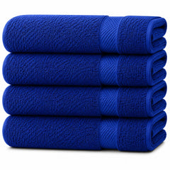 100% Egyptian Cotton Towel Set Blue – Luxury Soft, Highly Absorbent & Quick Dry