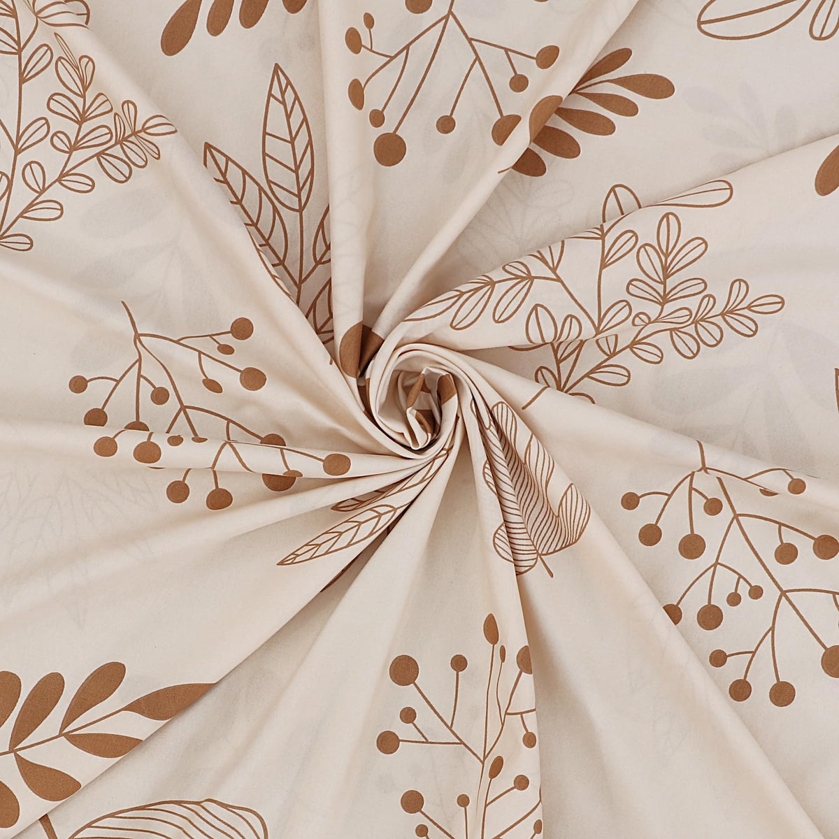 Living Premium Beige 4-Piece Microfiber Duvet Set