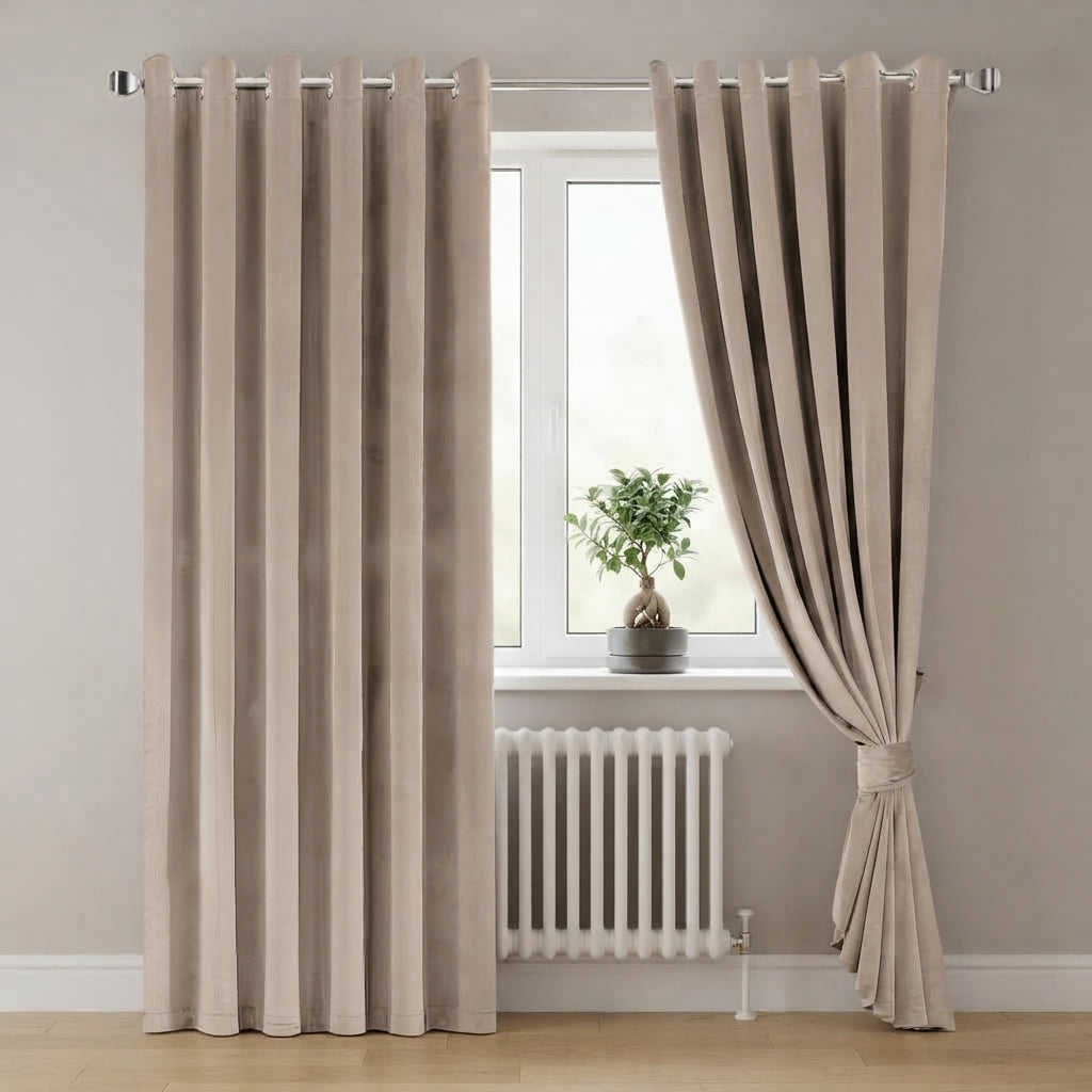 Plush Velvet Luxury Blackout Curtains