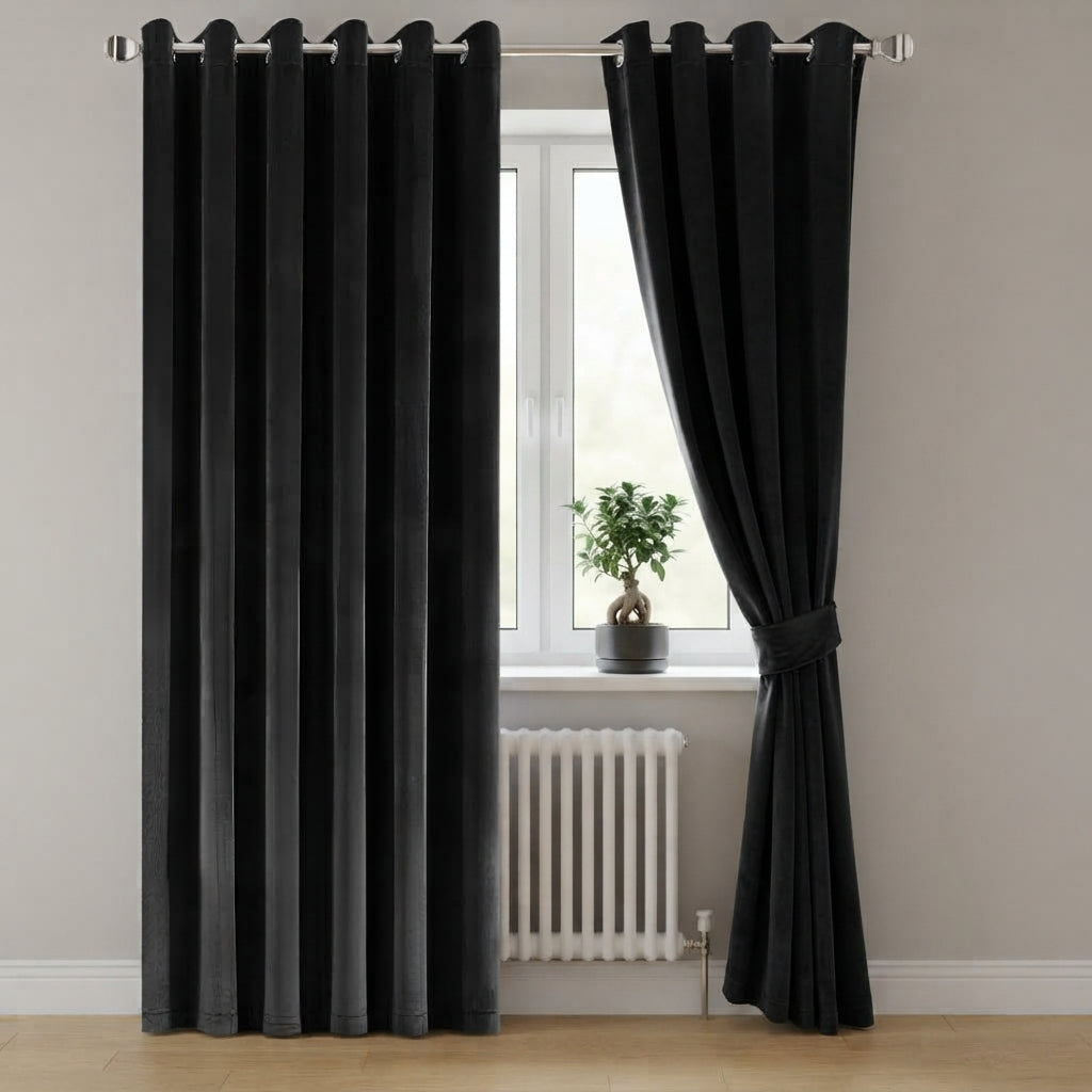 Plush Velvet Luxury Blackout Curtains