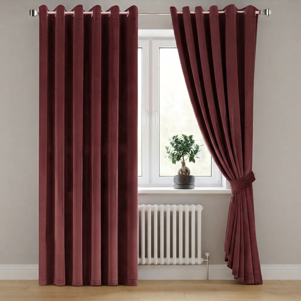 Plush Velvet Luxury Blackout Curtains