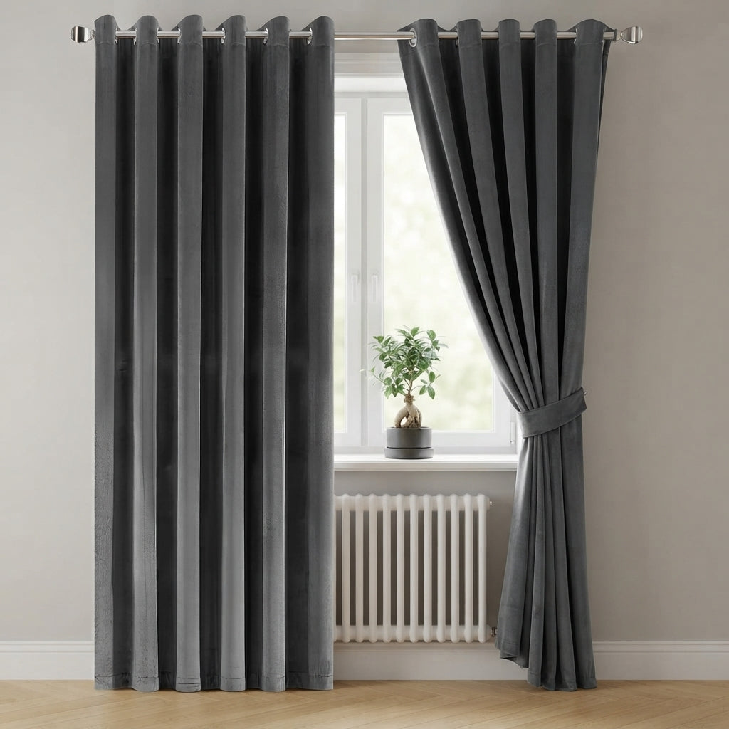 Plush Velvet Luxury Blackout Curtains
