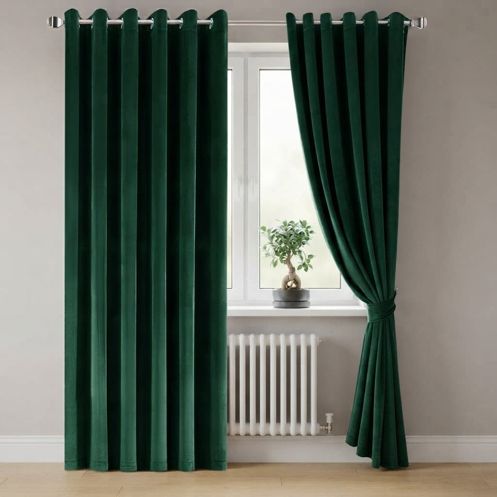 Plush Velvet Luxury Blackout Curtains