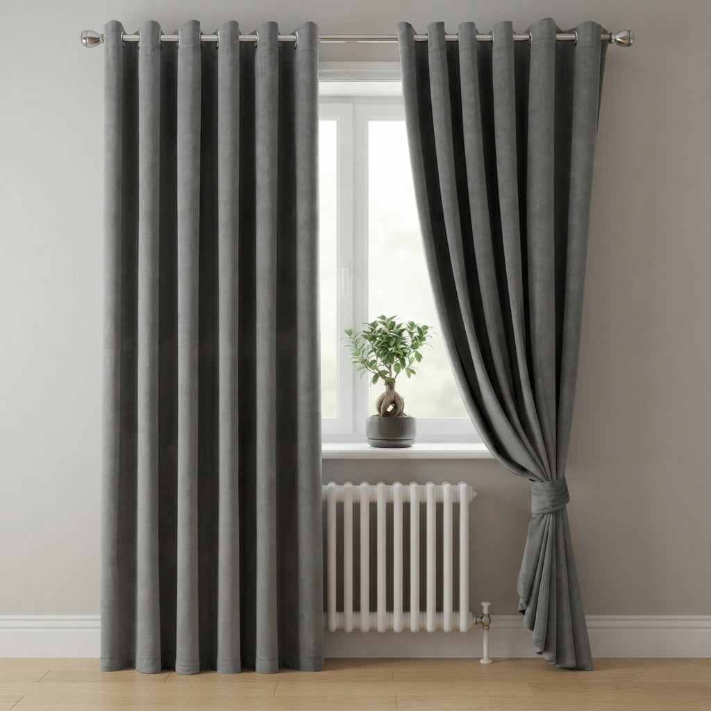 Plush Velvet Luxury Blackout Curtains