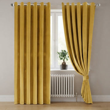 Plush Velvet Luxury Blackout Curtains